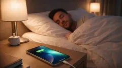 男性がスマホを一晩中充電しっぱなしにする習慣をやめたら、こんな変化があった