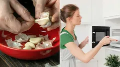 にんにくを素早くむく方法：電子レンジで10秒の簡単な裏技